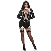 Костюм черниці Leg Avenue Holy Hottie Dress S — Переглянути зображення 4