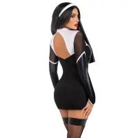 Костюм черниці Leg Avenue Holy Hottie Dress S — Переглянути зображення 2