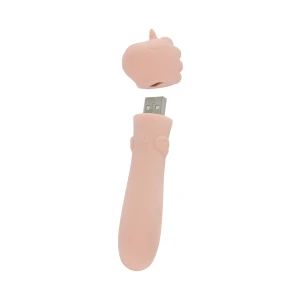 Вібратор-єдиноріжка Unihorn USB Bullet – Heart Throb, віброкуля, USB-зарядка, 10 режимів