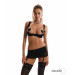 Комплект Obsessive Lecille 3-pcs crotchless set 2XL/3XL
