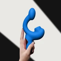 Смарт-вібратор Magic Motion Ponder Blue, подвійна стимуляція, віброяйце+язичок для клітора — Просмотреть изображение 8