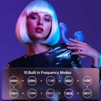 Смарт-вибратор Magic Motion Ponder Blue, двойная стимуляция, виброяйцо+язычок для клитора — Просмотреть изображение 7