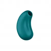 Вакуумний стимулятор з вібрацією Fun Factory Cherie Bottle Green, 11 + 12 режимів роботи, перезаряджуваний — Просмотреть изображение 2