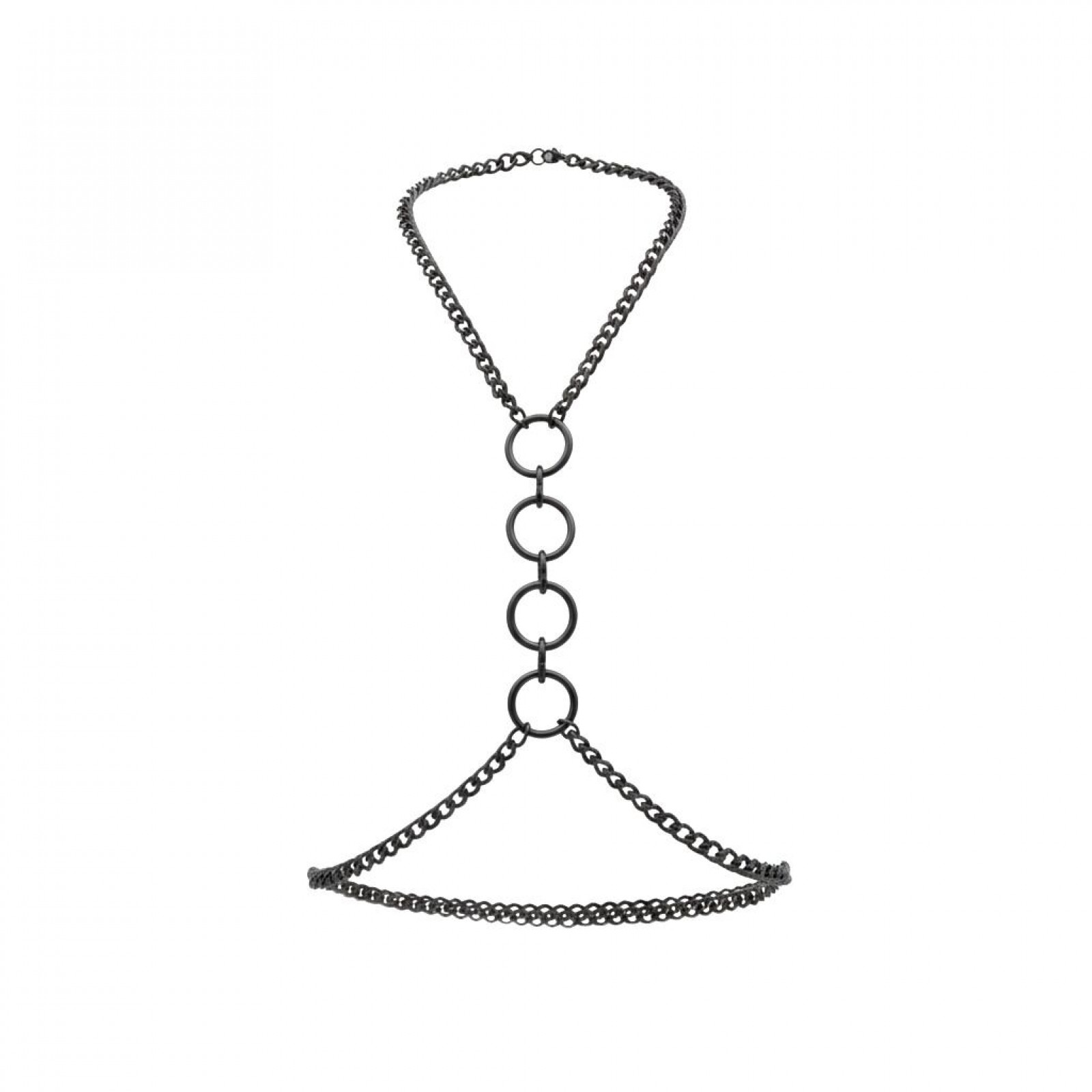 Металева портупея Art of Sex - Mango, колір чорний, XS-2XL