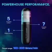 Смарт-мастурбатор Kaotik Labs The Shockwave, режим edging, імітація фрикцій — Переглянути зображення 26
