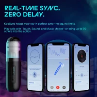 Смарт-мастурбатор Kaotik Labs The Shockwave, режим edging, імітація фрикцій — Переглянути зображення 34