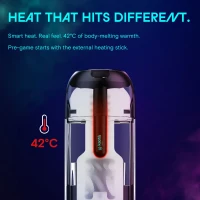 Смарт-мастурбатор Kaotik Labs The Shockwave, режим edging, імітація фрикцій — Переглянути зображення 28