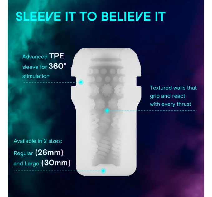 Смарт-мастурбатор Kaotik Labs The Shockwave, режим edging, імітація фрикцій