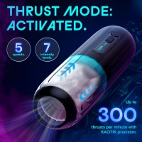 Смарт-мастурбатор Kaotik Labs The Shockwave, режим edging, імітація фрикцій — Переглянути зображення 22