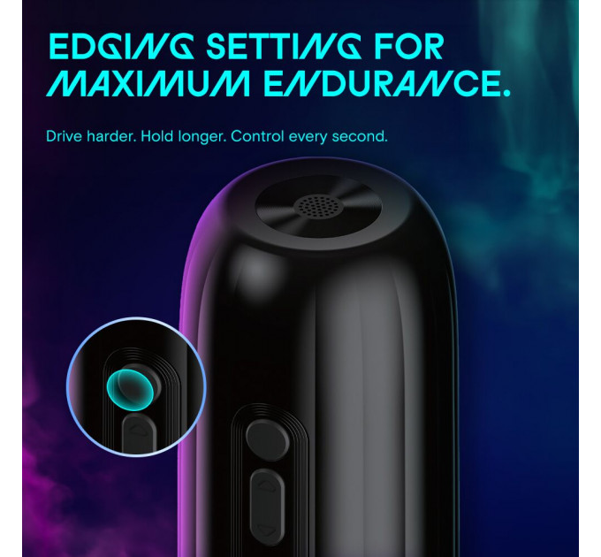 Смарт-мастурбатор Kaotik Labs The Shockwave, режим edging, імітація фрикцій