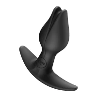 Анальна пробка Fun Factory BOOTIE FEM Black, у вигляді бутона, діаметр 2,9 см, тонкий обмежувач — Переглянути зображення 1
