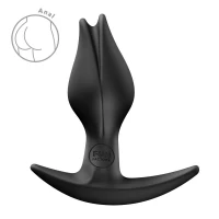 Анальна пробка Fun Factory BOOTIE FEM Black, у вигляді бутона, діаметр 2,9 см, тонкий обмежувач — Переглянути зображення 4