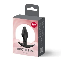 Анальна пробка Fun Factory BOOTIE FEM Black, у вигляді бутона, діаметр 2,9 см, тонкий обмежувач — Переглянути зображення 7