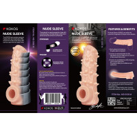 Насадка на член Kokos Nude Sleeve NS 006 S — Переглянути зображення 5