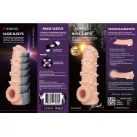 Насадка на член Kokos Nude Sleeve NS 006 S — Переглянути зображення 5