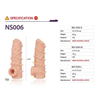 Насадка на член Kokos Nude Sleeve NS 006 S — Переглянути зображення 4