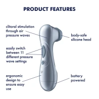Вакуумний кліторальний стимулятор Satisfyer Pro 2 Generation 2 Battery Series (м'яте паковання!!!) — Переглянути зображення 7