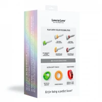 Набір яскравих ерекційних кілець Love to Love NEON RING KIT — Просмотреть изображение 13