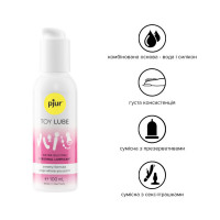 Крем-лубрикант pjur Toy Lube 100 мл, водно-силіконовий, тривале ковзання, підходить для секс-іграшок