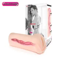 Мастурбатор-вагіна двошаровий Kokos Haru Double Layer — Переглянути зображення 8
