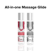 Гель для масажу на силіконовій основі JO ALL-IN-ONE MASSAGE GLIDE - FRAGANCE FREE (30 мл) — Переглянути зображення 5