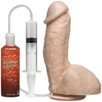 Фалоімітатор, що кінчає Doc Johnson The Amazing Squirting Realistic Cock, ПВХ, діаметр 5,1см