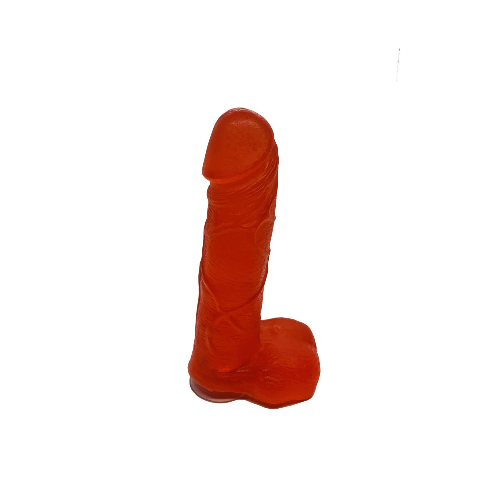 Мыло в форме пениса Чистий Кайф Red size M, крафтовое мыло-член, натуральное