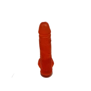 Мило у формі пеніса Чистий Кайф Red size M, крафтове мило-член, натуральне