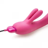 Вібратор-кролик Je Joue - Fifi Fuchsia з трьома моторами, глибока вібрація — Переглянути зображення 4