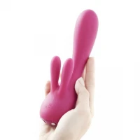 Вібратор-кролик Je Joue - Fifi Fuchsia з трьома моторами, глибока вібрація — Переглянути зображення 5