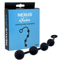 Анальні кульки Nexus Excite Large Anal Beads, силікон, макс. діаметр 3 см — Переглянути зображення 3