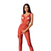 Еротичний бодістокінг з малюнком Passion BS085 red — Переглянути зображення 1