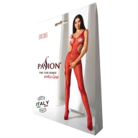 Еротичний бодістокінг з малюнком Passion BS085 red — Переглянути зображення 5