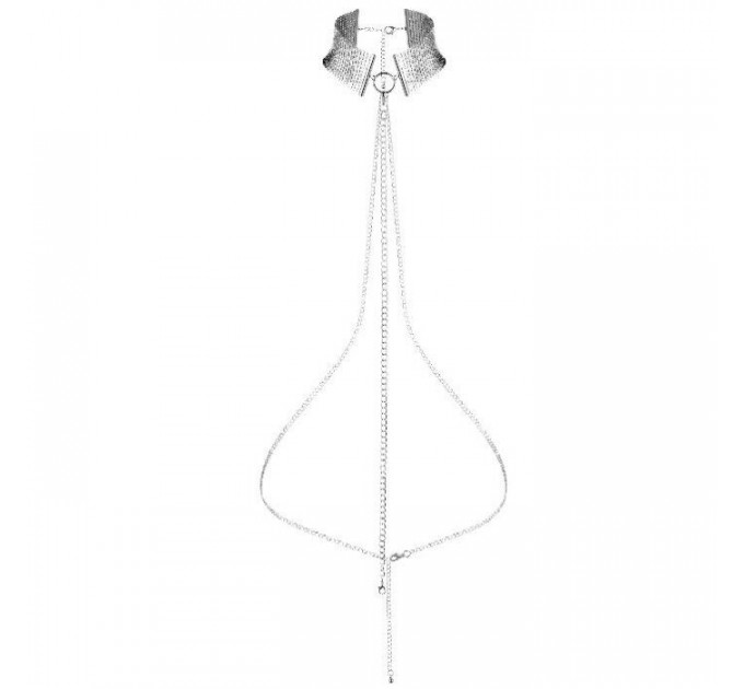 Намисто-комір Bijoux Indiscrets Desir Metallique Collar - Silver