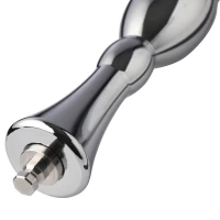 Металевий анальний плаг для секс-машин Hismith Bullet Anal Toy, система KlicLok — Переглянути зображення 5
