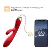 Смартвібратор-кролик Zalo — Rosalie Bright Red — Переглянути зображення 2
