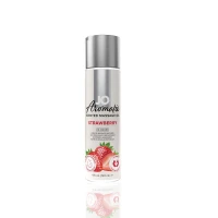 Натуральна масажна олія JO Aromatix Massage Oil Strawberry 120 мл — Переглянути зображення 1