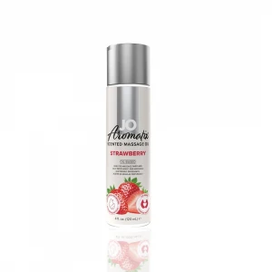 Натуральна масажна олія JO Aromatix Massage Oil Strawberry 120 мл