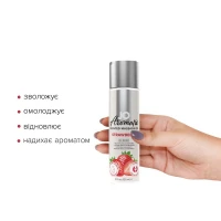 Натуральна масажна олія JO Aromatix Massage Oil Strawberry 120 мл — Переглянути зображення 2