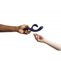 Смарт вибратор-кролик We-Vibe Nova Midnight Blue, эргономичный, регулируемый угол наклона ствола — Просмотреть изображение 12