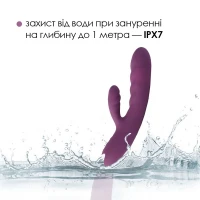Вібратор-кролик Svakom Avery Lilac зі стовбуром, що рухається, рух вперед-назад — Переглянути зображення 4