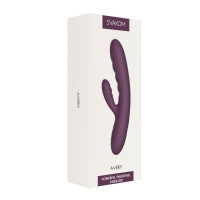 Вибратор-кролик Svakom Avery Lilac с двигающимся стволом, движение вперед-назад — Просмотреть изображение 7