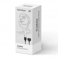 Зарядка (запасний кабель) для іграшок Satisfyer USB charging cable Black — Просмотреть изображение 8