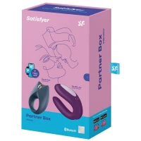 Набір Satisfyer Partner Box 2 (смарт-вібратор для пар Double Joy + віброкільце Royal One) — Переглянути зображення 10