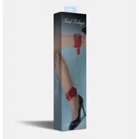Поножи Feral Feelings - Ankle Restraints Red Trasparent — Переглянути зображення 2