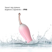 Ультразвуковий вібратор для клітора Otouch Bloom Ultrasonic Clitoris, 2 дод. насадки — Просмотреть изображение 5