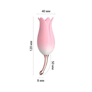 Ультразвуковий вібратор для клітора Otouch Bloom Ultrasonic Clitoris, 2 дод. насадки
