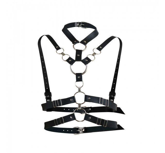 Сексуальна портупея жіноча Art of Sex - Roxi, розмір XS-2XL, колір чорний