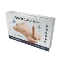 Торс з фалоімітатором на присосці SilexD Apollo L Male Torso, суперреалістичний, термореактивний — Просмотреть изображение 7