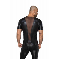 Футболка с мокрым эффектом Noir Handmade H056 Men's T-shirt made of powerwetlook, XXL Футболка с мокрым эффектом Noir Handmade H056 Men's T-shirt made of powerwetlook, XXL